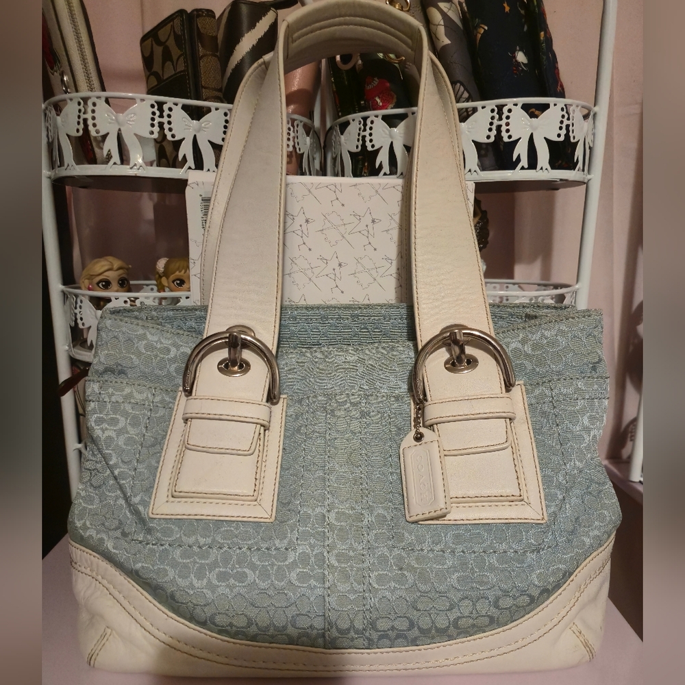 Coach Light Blue Bag